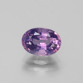 Spinelle violet naturelle coupe ovale, 1,44 ct, VS