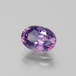 Spinelle violet naturelle coupe ovale, 1,44 ct, VS