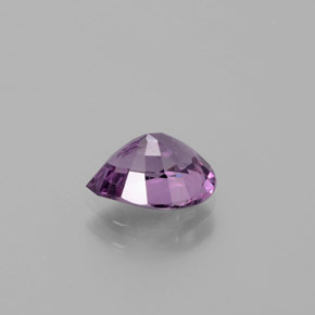 Spinelle pourpre naturelle en forme de poire, 1,47 ct, VS