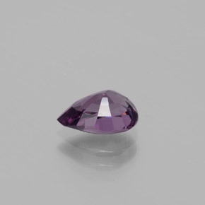 Spinelle Violet foncé naturelle En forme de poire, 1.35 ct, VVS