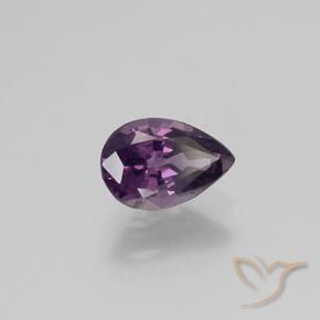 Spinelle Violet foncé naturelle En forme de poire, 1.61 ct, VS