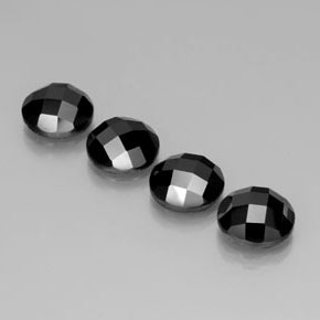 Achetez naturel 17,89ct noir spinelle gems, coupe roude, en provenance thaïlande chez gemselect. en stock, livraison internationale!