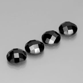 Achetez naturel 17,89ct noir spinelle gems, coupe roude, en provenance thaïlande chez gemselect. en stock, livraison internationale!