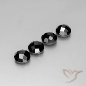 14.83ctw Naturel Noire Spinelle, Tour, Opaque