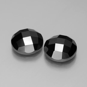 Achetez naturel 8,79ct noir spinelle gems, coupe roude, en provenance thaïlande chez gemselect. en stock, livraison internationale!