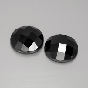 Achetez naturel 8.19ct Noire Spinelle gems, Coupe roude, En provenance Thaïlande chez GemSelect. En stock, livraison internationale!