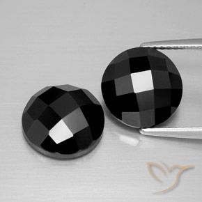 9.54ctw Naturel Noire Spinelle, Tour, Opaque