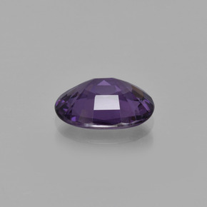 Spinelle violet naturelle coupe ovale, 1,36 ct, VVS