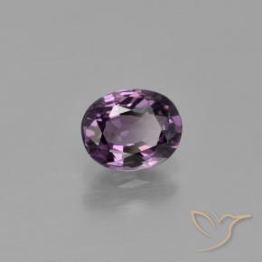Spinelle Violet foncé naturelle ovale, 1.05 ct, VVS