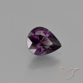 Spinelle Pourpre rouge framboise naturelle En forme de poire, 1.02 ct, VVS