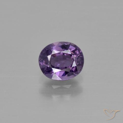 1.01ct Naturel Violet moyen Spinelle, ovale, VS