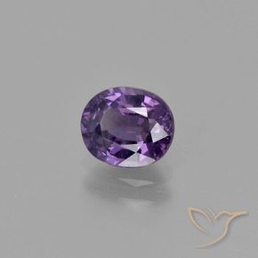 Spinelle Violet moyen naturelle ovale, 1.01 ct, VS