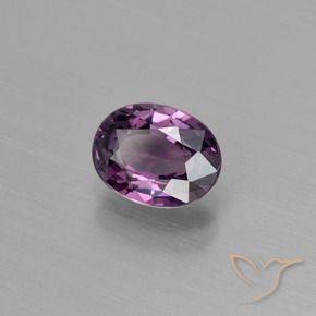 Spinelle Pourpre foncé naturelle ovale, 1.17 ct, VVS