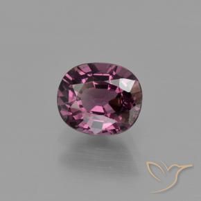 Spinelle Pourpre moyen naturelle ovale, 1.04 ct, VS