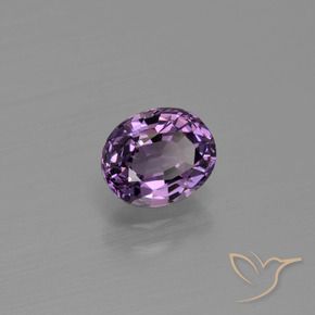 Spinelle Violet Rosâtre naturelle ovale, 1.06 ct, VS