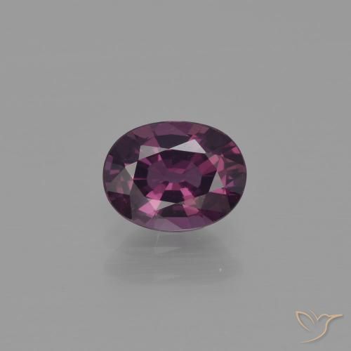 1.07ct Naturel Deep Plum Spinelle, ovale, VVS