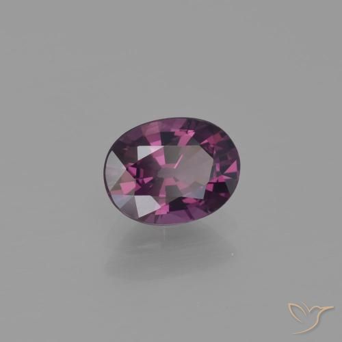 Spinelle Deep Plum naturelle ovale, 1.07 ct, VVS