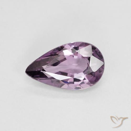 0.98ct Naturel Violet grisâtre Spinelle, En forme de poire, VS