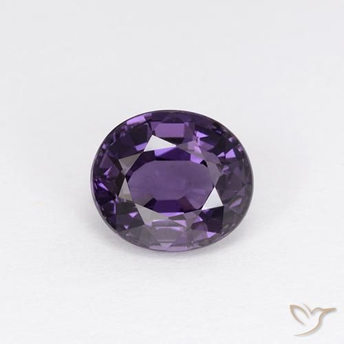 1.13ct Naturel Violet moyen Spinelle, ovale, VVS-VS