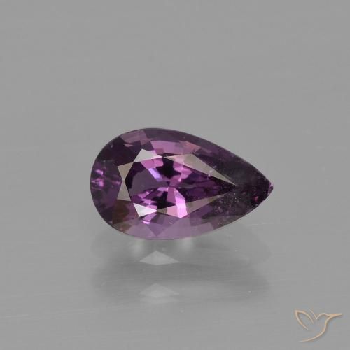 0.87ct Naturel Pourpre foncé Spinelle, En forme de poire, VS