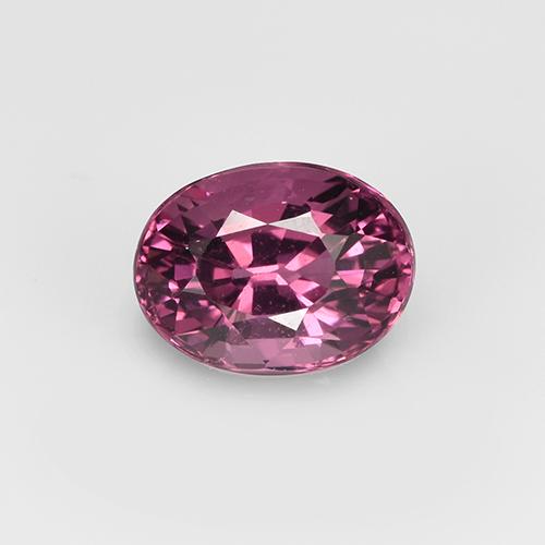 Spinelle Rose magenta profond naturelle Coupe ovale, 0.93 ct, VS