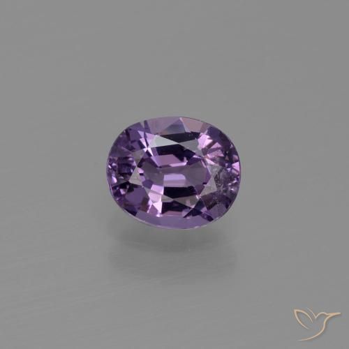 1.05ct Naturel Violet foncé Spinelle, ovale, VS-SI, Photo A