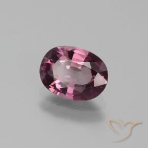 Spinelle Pourpre moyen naturelle ovale, 1.26 ct, VS