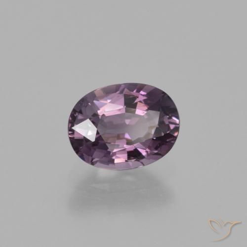 Spinelle Violet foncé naturelle ovale, 1.14 ct, VS