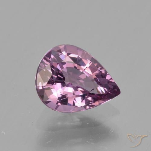 1.05ct Naturel Violet grisâtre Spinelle, En forme de poire, VS