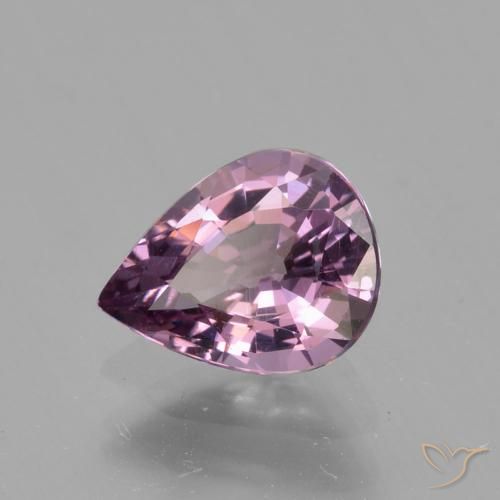 Spinelle Violet grisâtre naturelle En forme de poire, 1.05 ct, VS