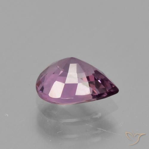 Spinelle Violet grisâtre naturelle En forme de poire, 1.05 ct, VS