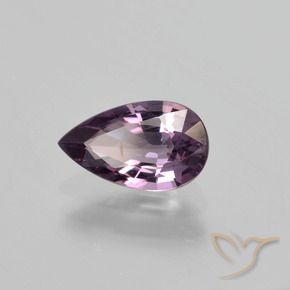 Spinelle Violet grisâtre naturelle En forme de poire, 1.26 ct, VS-SI