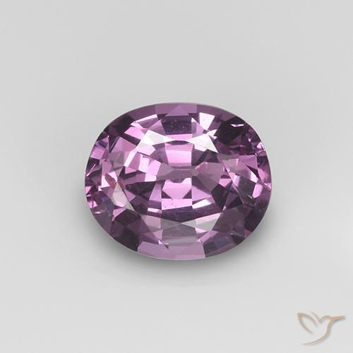 1.00ct Naturel Violet foncé Spinelle, ovale, VS