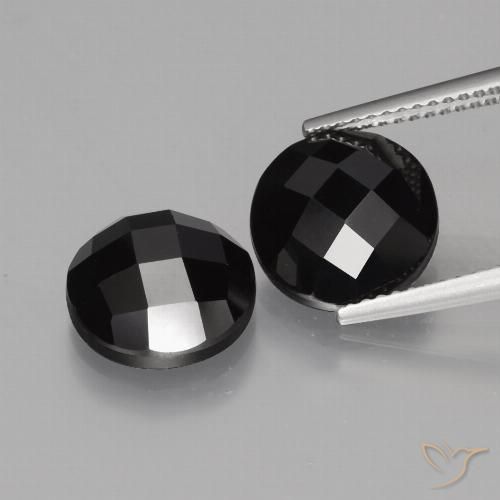 8.96ctw Naturel Noire Spinelle, Tour, Opaque