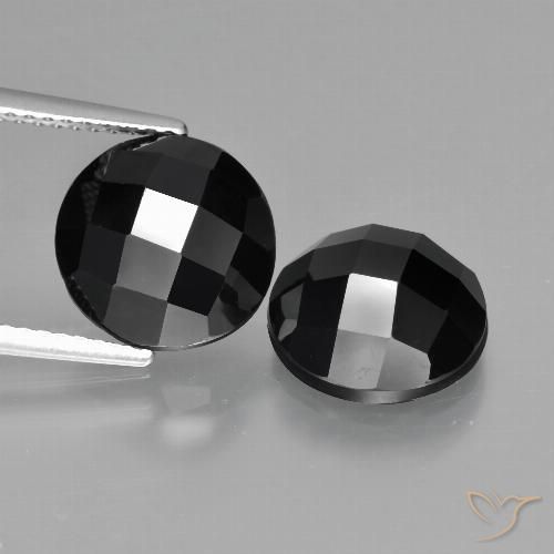 8.68ctw Naturel Noire Spinelle, Tour, Opaque