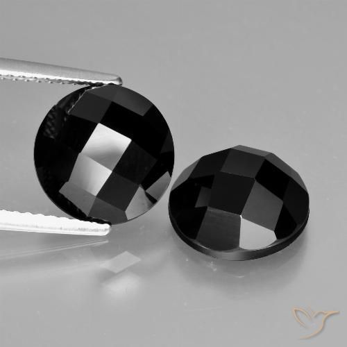 8.86ctw Naturel Noire Spinelle, Tour, Opaque
