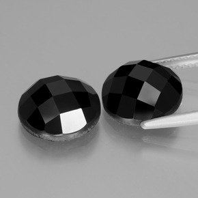 Achetez naturel 9,05ct noir spinelle gems, coupe roude, en provenance thaïlande chez gemselect. en stock, livraison internationale!
