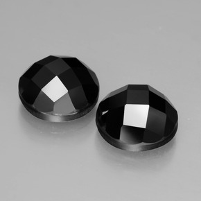 Achetez naturel 6.98ct Noire Spinelle gems, Coupe roude, En provenance Thaïlande chez GemSelect. En stock, livraison internationale!
