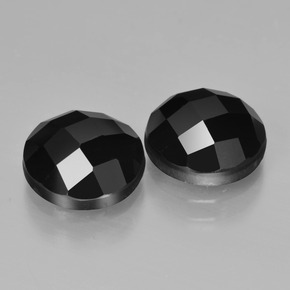 Achetez naturel 6.76ct Noire Spinelle gems, Coupe roude, En provenance Thaïlande chez GemSelect. En stock, livraison internationale!