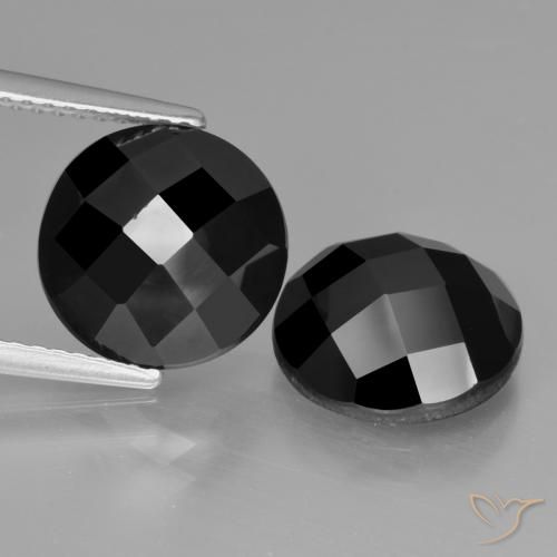 7.87ctw Naturel Noire Spinelle, Tour, Opaque