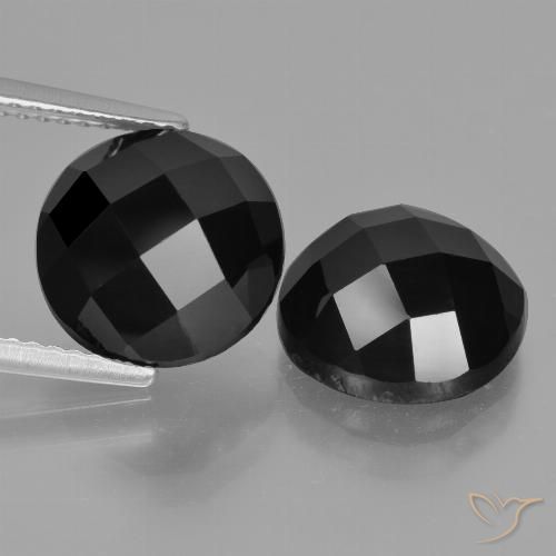 9.88ctw Naturel Noire Spinelle, Tour, Opaque