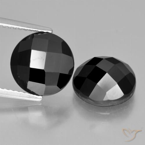 8.89ctw Naturel Noire Spinelle, Tour, Opaque