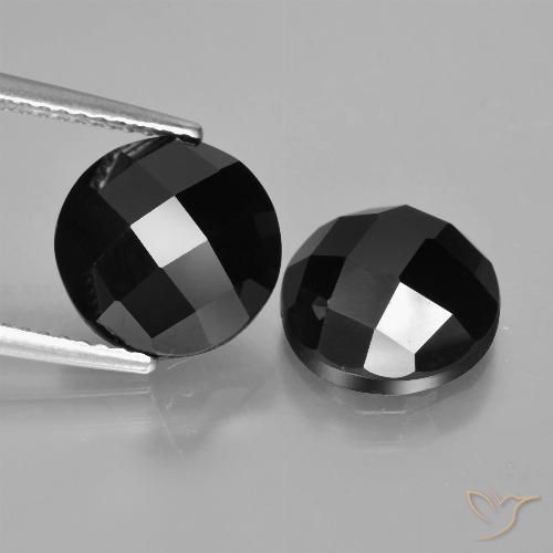 8.55ctw Naturel Noire Spinelle, Tour, Opaque