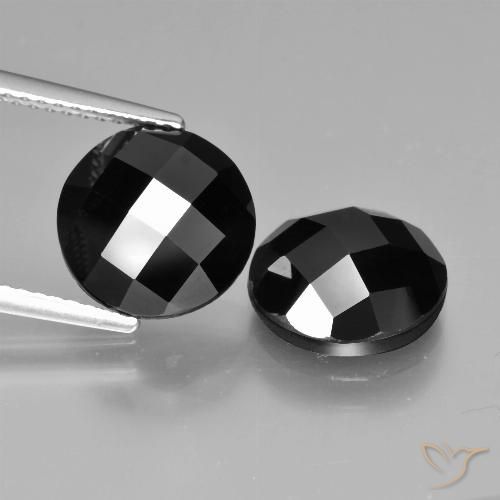 7.94ctw Naturel Noire Spinelle, Tour, Opaque