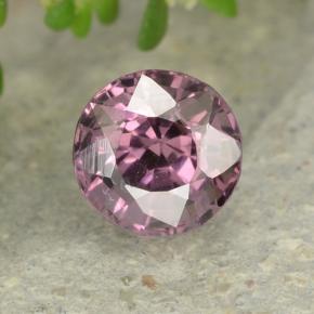 Spinelle Violet clair naturelle Coupe roude, 0.73 ct, VVS-VS