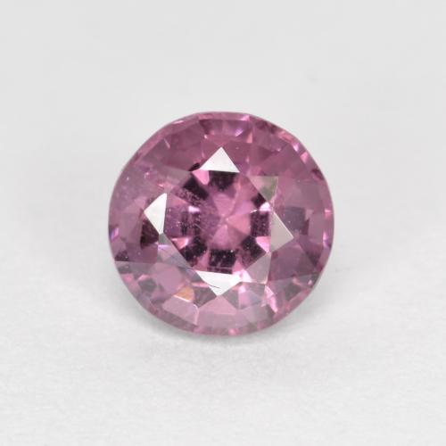 Spinelle Pourpre prune naturelle Coupe roude, 0.64 ct, VS