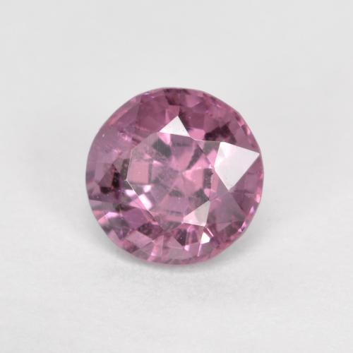 Spinelle Pourpre prune naturelle Coupe roude, 0.64 ct, VS