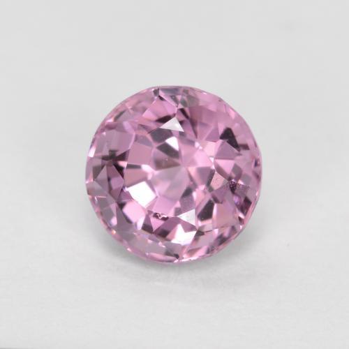 Spinelle pourpre naturelle coupe roude, 0,72 ct, VVS-VS