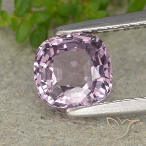 Spinelle Violet raisin très clair naturelle Coussin, 1.26 ct, VVS
