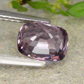 Spinelle pourpre naturelle coupe coussin, 1,51 ct, VVS-VS
